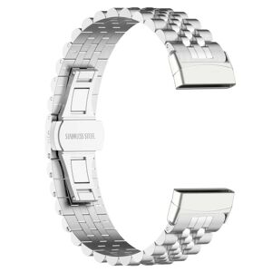 INF Urarmbånd i rustfrit stål Sølv  Fitbit Versa 3 / 4 / 5 Sølv