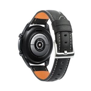 INF Samsung Galaxy Watch 3 (45 mm) armbånd Ægte læder Sort