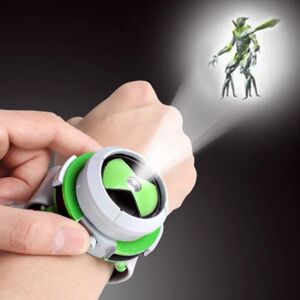 LEIGELE Anime Projector Watch Ben 10 Omnitrix The Protector Of Earth Alien Force Kids Armbåndsur Legetøj til børn Gave[GL]