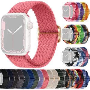 SKALO Flettet Rem Apple Watch 42/44/45/49 mm - Vælg farve Pink