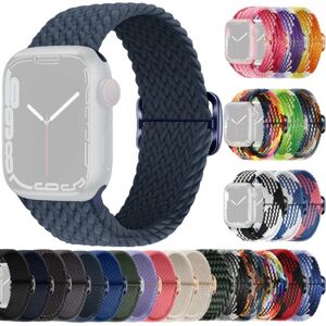 SKALO Flettet Rem Apple Watch 42/44/45/49 mm - Vælg farve Dark blue