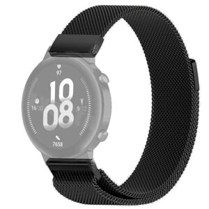 SKALO Milanese Loop til Huawei Watch GT 3 42mm - Vælg farve Black