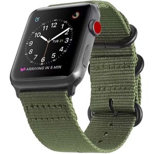 Megabilligt Apple Watch 38/40/41 nylon armbånd NATO armbånd grøn grøn