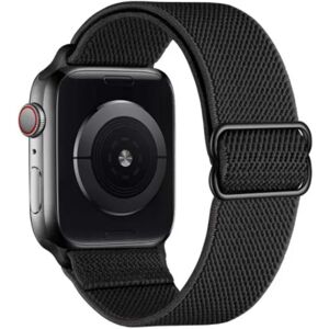 Megabilligt Apple Watch 38/40/41 Armbånd Nylon Black sort