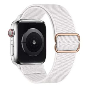 Megabilligt Apple Watch 38/40/41 Armbånd Nylon White hvid