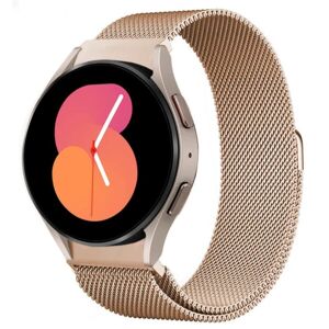 Megabilligt Galaxy Watch 4/5 Metal Armelet 20mm Milanese Mesh Rosé Gold