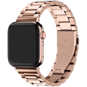 Megabilligt Apple Watch 42/44/45 Metal Link Armbånd Rose Gold