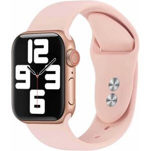 Megabilligt Apple Watch 38/40/41 1-8/SE Kompatibel Armbånd pink silikone pink