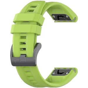 Armbånd til Garmin Fenix 7s/6s/5s Silikone Smart Watch Band Anti-ridse rem