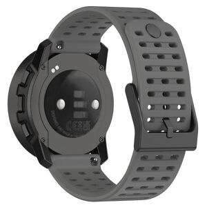 Sportsrem til Suunto Vertical/9 Peak Pro/9 Peak/5 Peak, 22 mm silikone urremme Grey