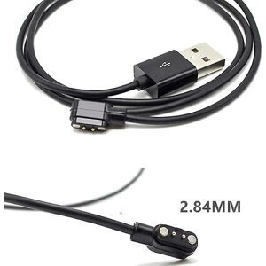 Magnetisk oplader Ladekabel Til Smart Watch Med Magnetisk stik 2pin 2,84mm