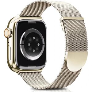 Bruger til Apple Watch Armband Magnetic Double Band Metal Starlight gold