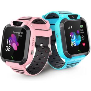 Unbranded Kids Smart Watch - SOS Call Location Tracker - SIM 2G-kamera - Voice Chat - IP68 - Mobiltelefon & GPS Tracker - Forældrekontrol pink