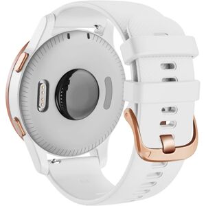 18 mm 20 mm rem til Garmin Venu Sq 2 Plus Vivoactive 4S Smartwatch Band Armbånd Venu 3S 2S Vivoactive 3 5 Erstatningsarmbånd Whit-WELLNGS White 18mm For Venu 2S