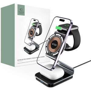 [3in1] Tech-Protect trådløs oplader iPhone/Apple Watch/AirPods -