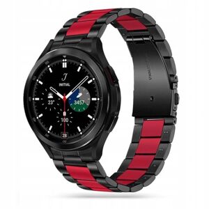 Tech-Protect Rustfrit armbånd Samsung Galaxy Watch 6 (44mm) - Sort/Rød