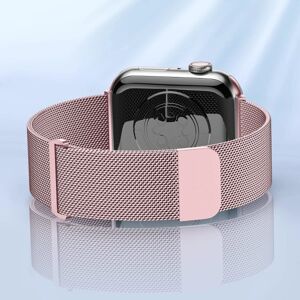 Guld/rose metalrem kompatibel med Apple Watch Strap 42/44/45