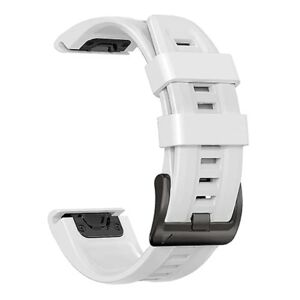 Til Garmin Approach S60 22mm Silikone Sport Pure Color Watch Band MHH White