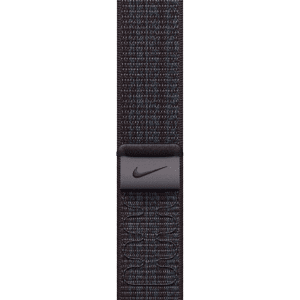 41 mm Sort/Blå Nike Sport Loop-rem - sort sort Onesize