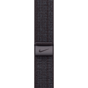 45 mm Sort/Blå Nike Sport Loop-rem - sort sort Onesize