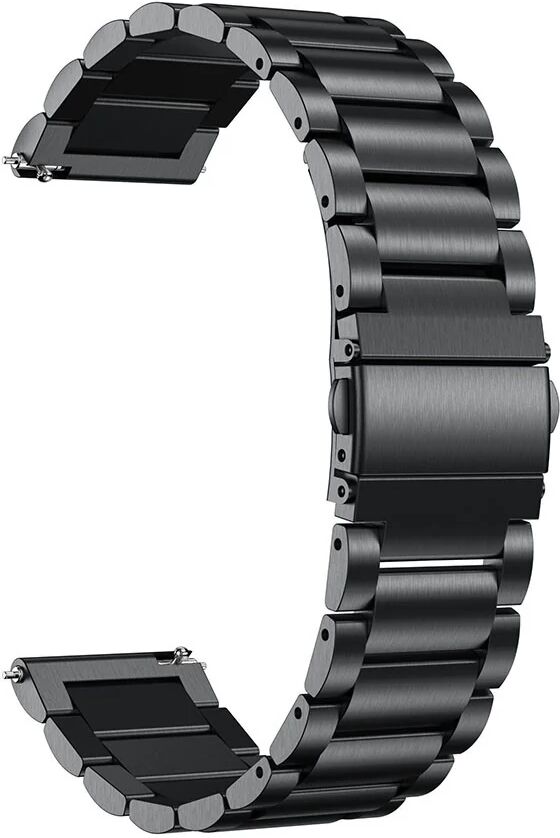 MOBILCOVERS.DK Universal Stainless Steel Smartwatch Rem (22mm) - Sort