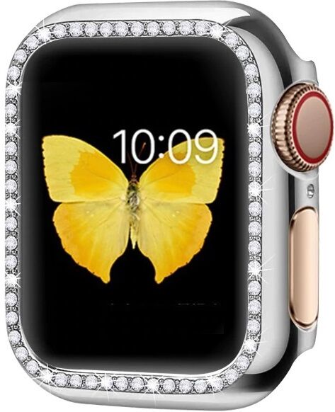 Apple Watch Serie 1/2/3 Cover Diamond Case - 42mm - Sølv