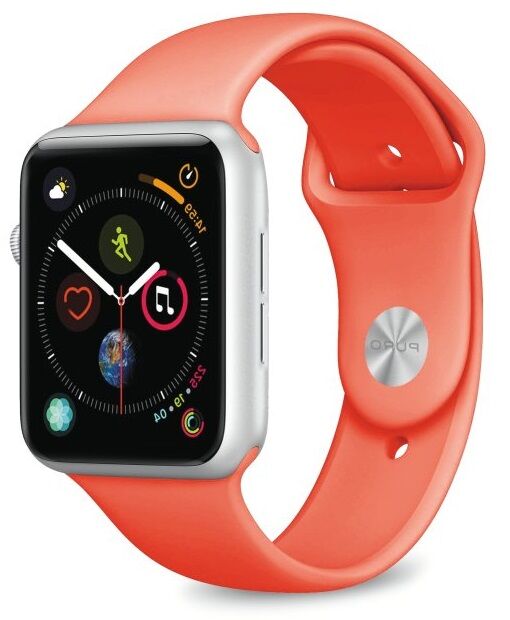 Puro Apple Watch Rem - S/m Og M/l - Silikone - 38-40 Mm - Coral
