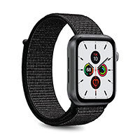Apple Rem til Apple Watch - Nylon (42-44mm) Sort - Puro