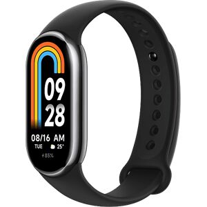 Pulsera de actividad - Xiaomi Smart Band 8, 1.62" AMOLED, Batería hasta 16 días, Monitoreo salud, 150 modos entrenamiento, Negro,