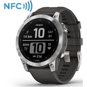 Garmin 010_02540_01 smartwatch fenix 7 standar edition gris plata con correa gris