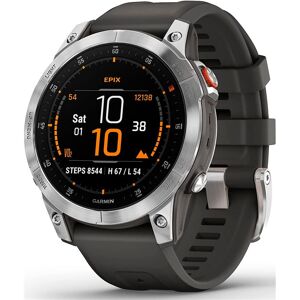 Garmin +25366 #14 epix (gen 2) plata smartwatch 47mm / correa silicona gris 010-02582-01