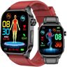 SACOSDING Smart Watch Reloj inteligente con presión arterial, oxígeno en sangre, ECG + PPG + HRV, frecuencia cardíaca, composición corporal en sangre, llamada Bluetooth, novedad de 2024