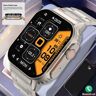 Zodvboz Reloj inteligente G41 con llamada Bluetooth, Monitor de ritmo cardíaco deportivo, pantalla de 2,01 pulgadas, HRV, presión arterial, oxígeno en sangre, salud, Smartwatch 2023