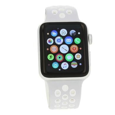 Apple Watch (Series 2) 42mm aluminio plateado con Nike+ pulsera deportiva plateado/blanco aluminio plateado - Reacondicionado: buen estado   30 meses