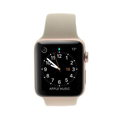 Apple Watch Series 2 aluminio dorado rosa 42mm con pulsera deportiva rosa arena aluminio dorado rosa - Reacondicionado: muy bueno   30 meses de