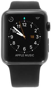 Apple Watch Series 1 acero inoxidable negro 42mm con pulsera deportiva negro acero inoxidable negro espacial - Reacondicionado: muy bueno   30 meses