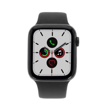 Apple Watch Series 5 aluminio gris 44mm con pulsera deportiva negro (GPS + Cellular) gris - Reacondicionado: muy bueno   30 meses de garantía   Envío