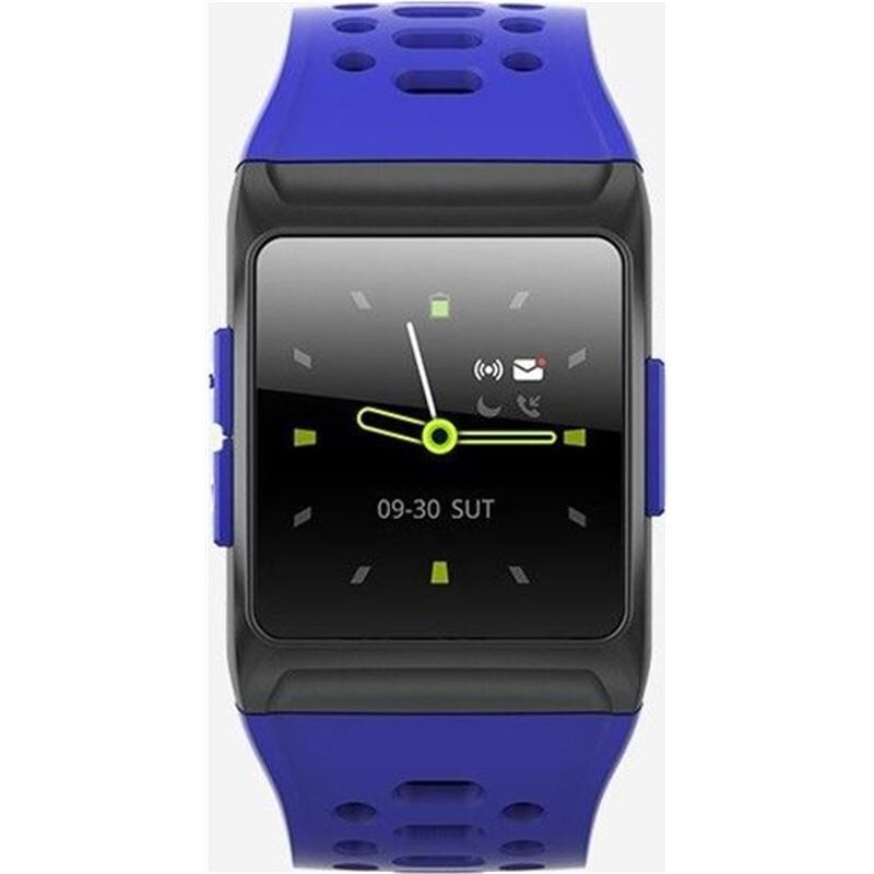 Spc 9632a azul smartwatch smartee stamina bluetooth ipx8 pulsómetro podómet