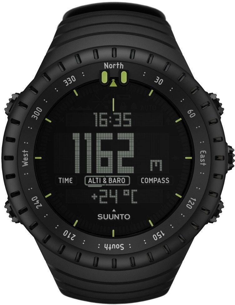 Suunto core all black pulsómetros con gps Negro (UNICA)