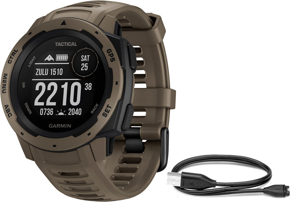 Garmin Pulsómetros con gps instinct tactical marrn