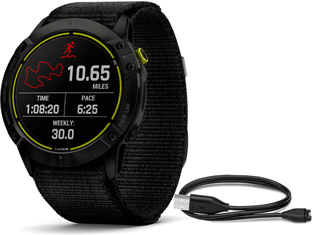 Garmin Pulsómetros con gps enduro titanio dlc ne correa ultrafit ne