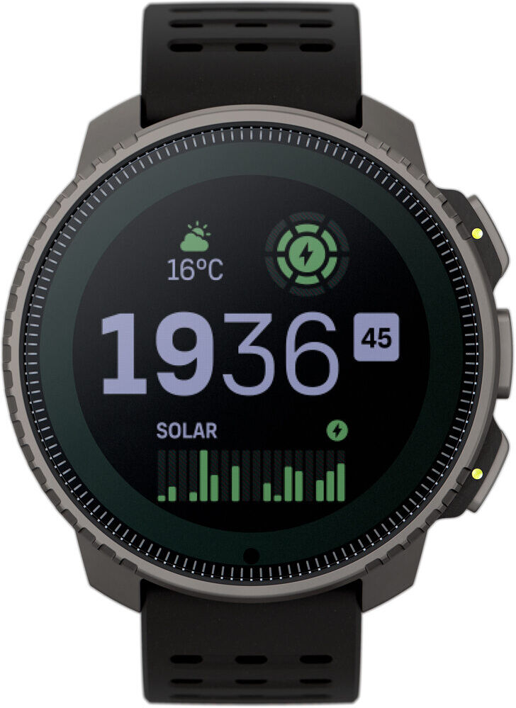 Suunto vertical titanium solar pulsómetros con gps Negro (UNICA)