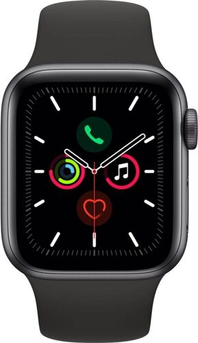 Apple Watch Series 5 GPS 40 mm Aluminio gris, negro