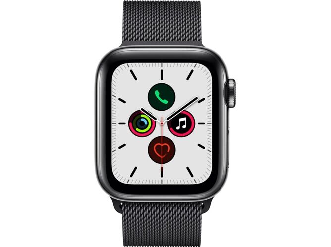 Apple Watch Series 5 GPS+Cellular (Milanese Loop - 40 mm - Acero negro)