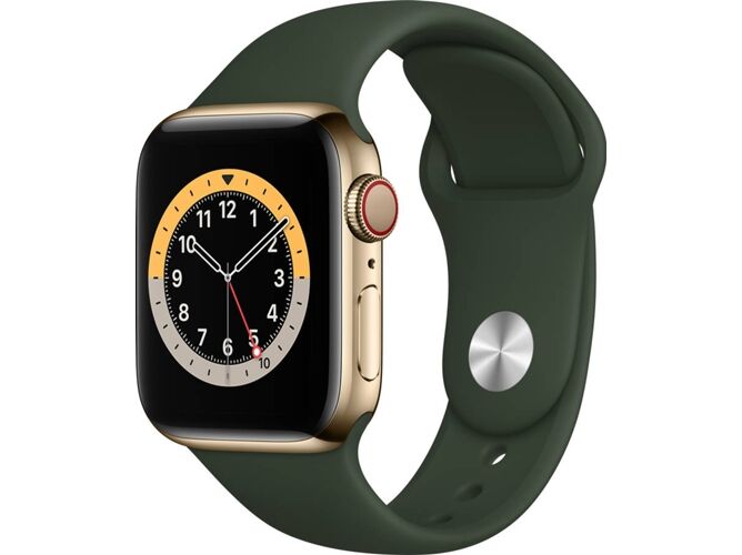 Apple Watch Series 6 GPS+Cellular 40mm Acero oro Verde