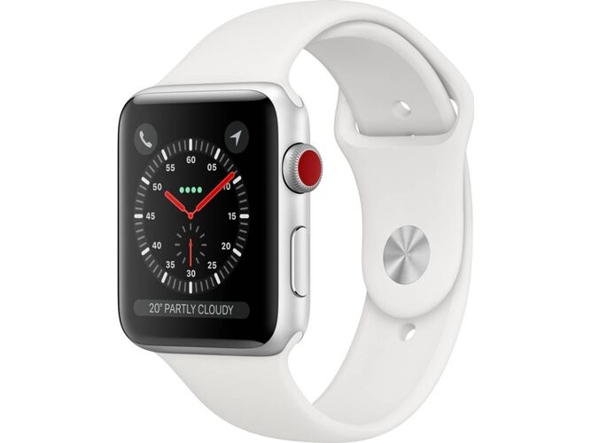 Apple Watch Series 3 Cellular (Sport band - 42 mm - Plata)
