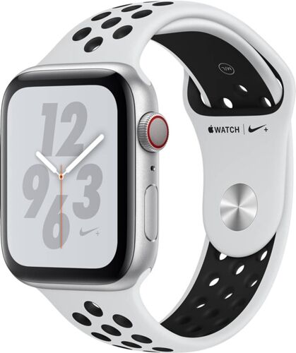 Apple Watch Nike Series 4 Cellular (Nike band - 44 mm - Plata)