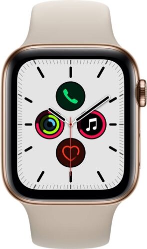 Apple Watch Series 5 GPS+Cellular (Sport band - 44 mm - Acero oro, piedra)