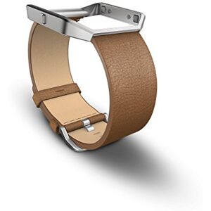 Fitbit Blaze Leather Accessory Band, camel, Large