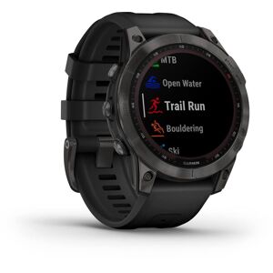 Garmin Fenix 7X Sapphire Solar - Harmaa - NONE